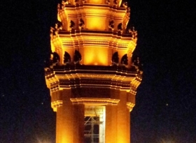 Landscape lighting of Cambodia Independence Monument